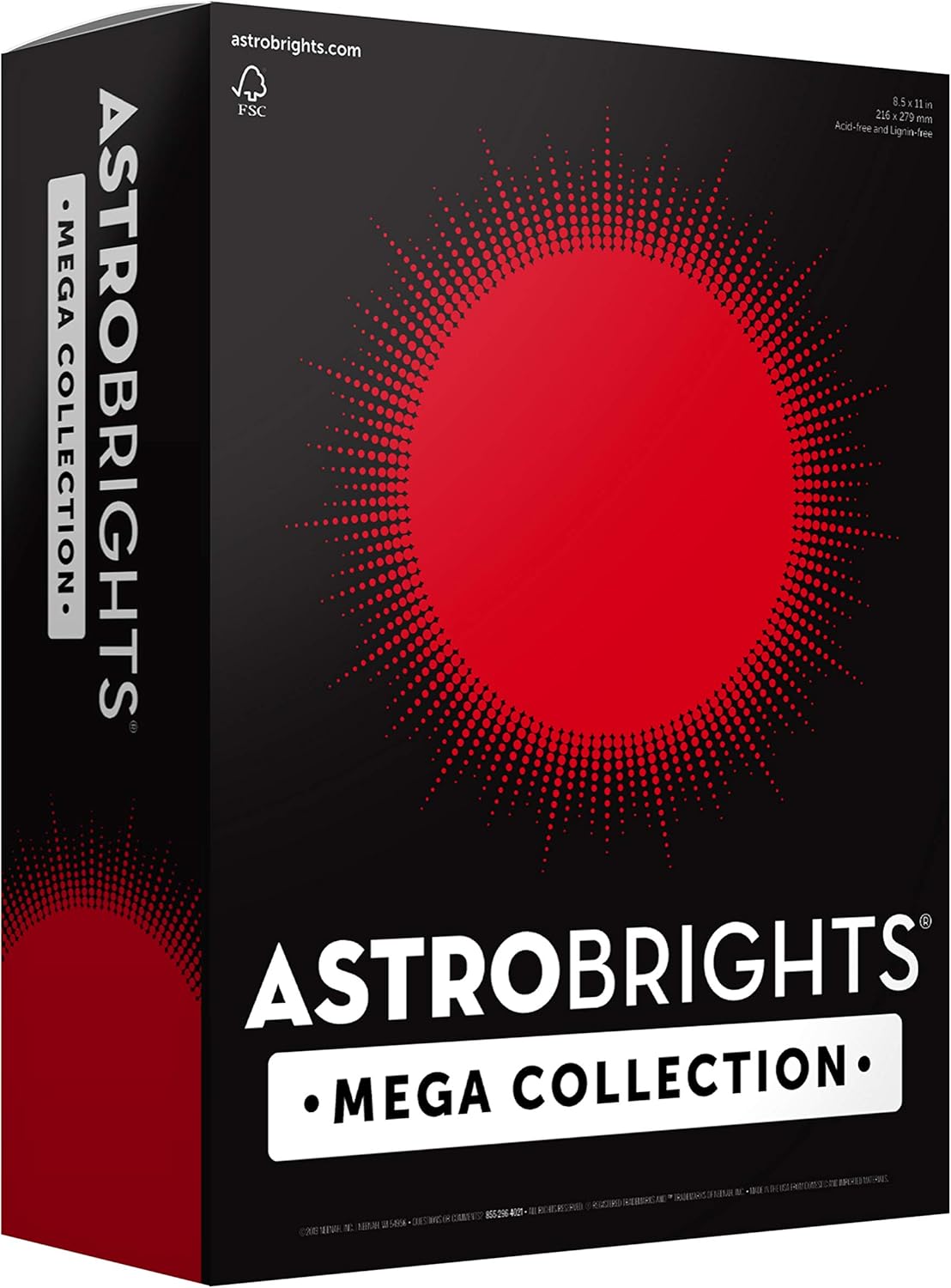 Astrobrights Ultra Red Paper - 625 Sheets, 24 lb - MORE!