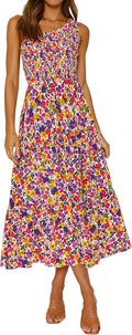 ZESICA Women's Bohemian Floral One Shoulder Midi Dress Review