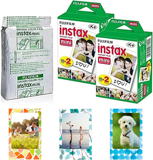 Fujifilm Instax Mini Instant Film 60 Sheets with Photo Frames