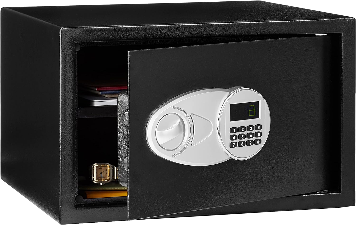Steel Security Safe with Electronic Keypad for Home Use
