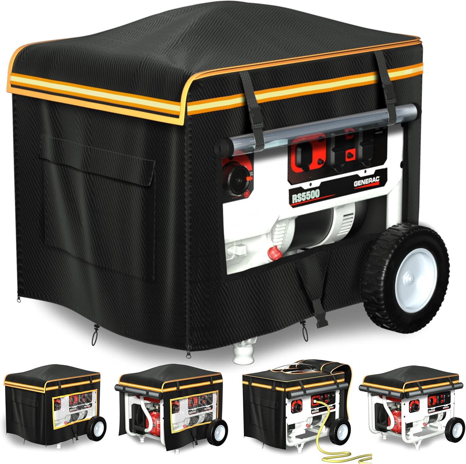 Generator Covers While Running - Heavy Duty Waterproof Tent Case