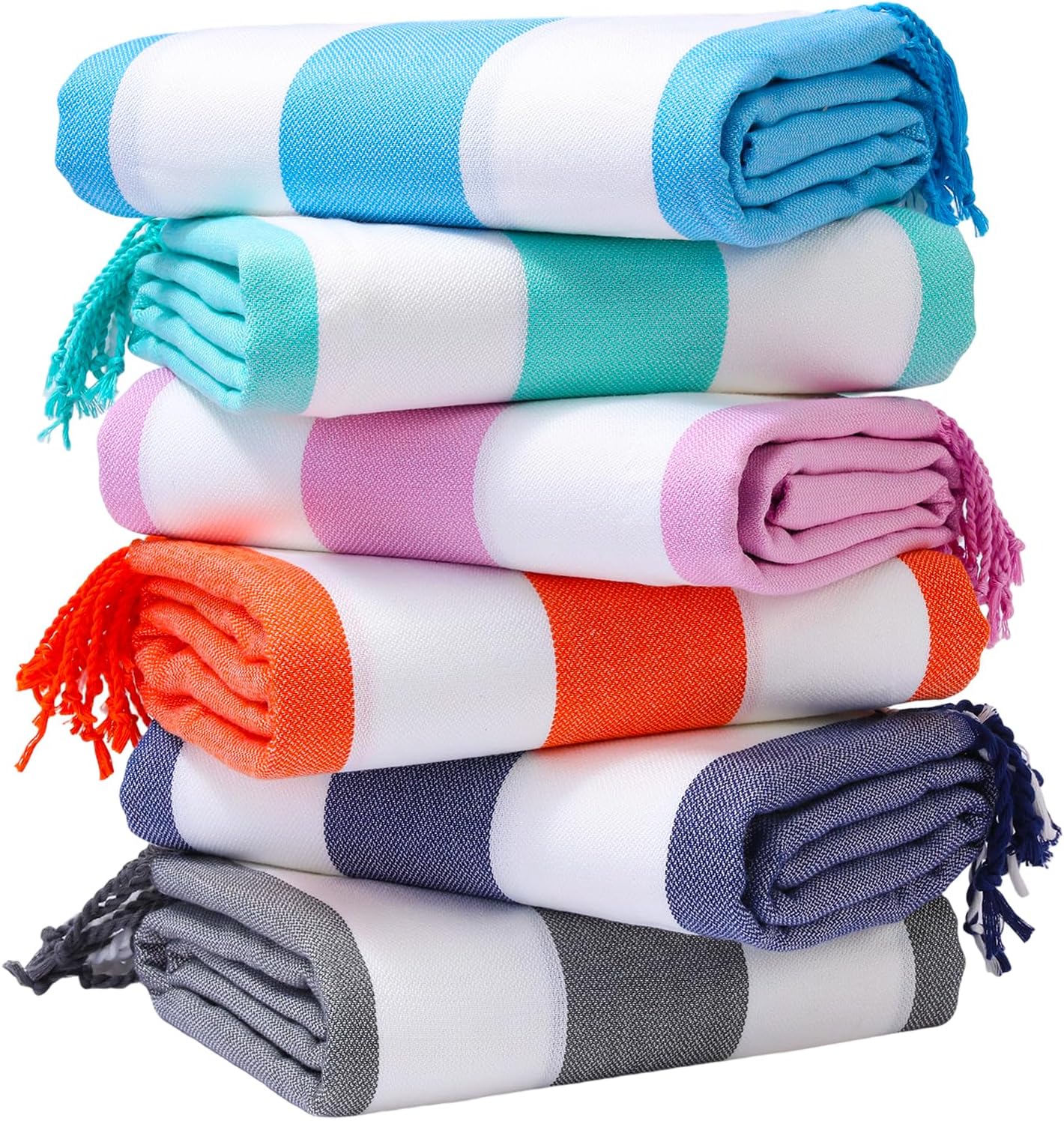 Oversized Turkish Beach Bath Towel Set - Quick Dry & Soft