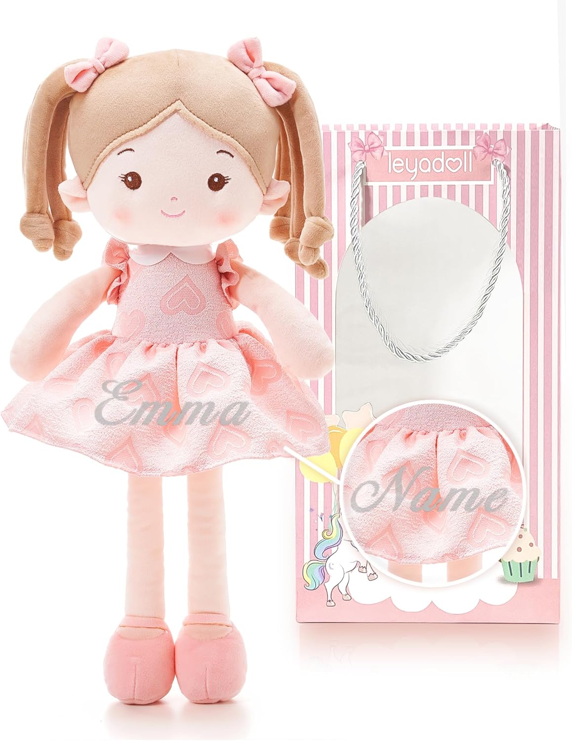 Personalized Soft Baby Doll Toys for Girls - Perfect Gift Idea