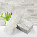 Peel and Stick Subway Tile 100-Piece Matt Beige Mixed Grey Slate