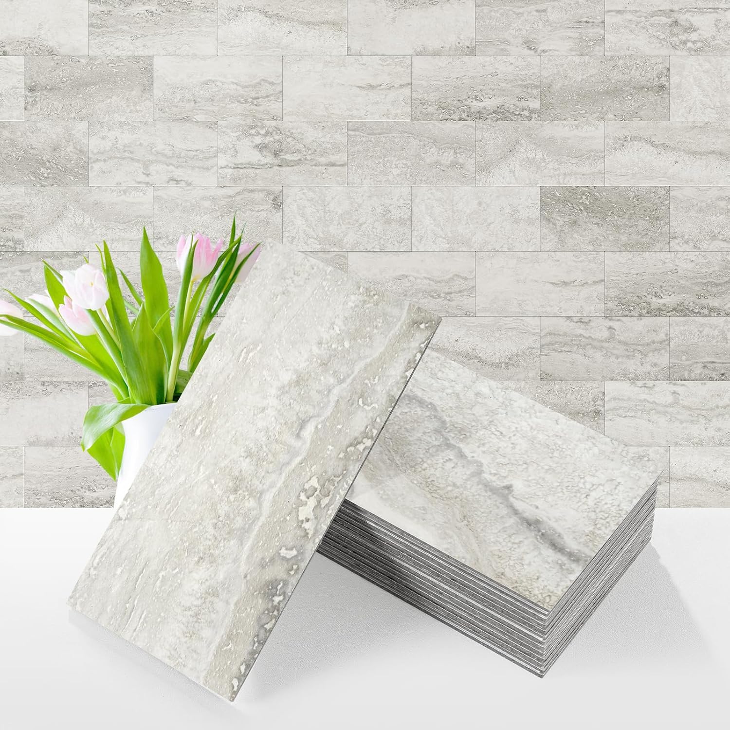 Vamos Tile Peel and Stick Backsplash for Kitchen and Bathroom