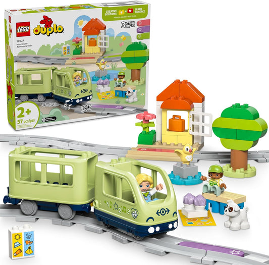 Interactive Adventure Train Set for Ages 2+: Lights & Sounds!