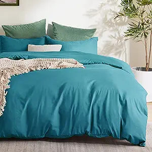 Bedsure Twin/Twin XL Duvet Cover Set - Soft Microfiber Bedding
