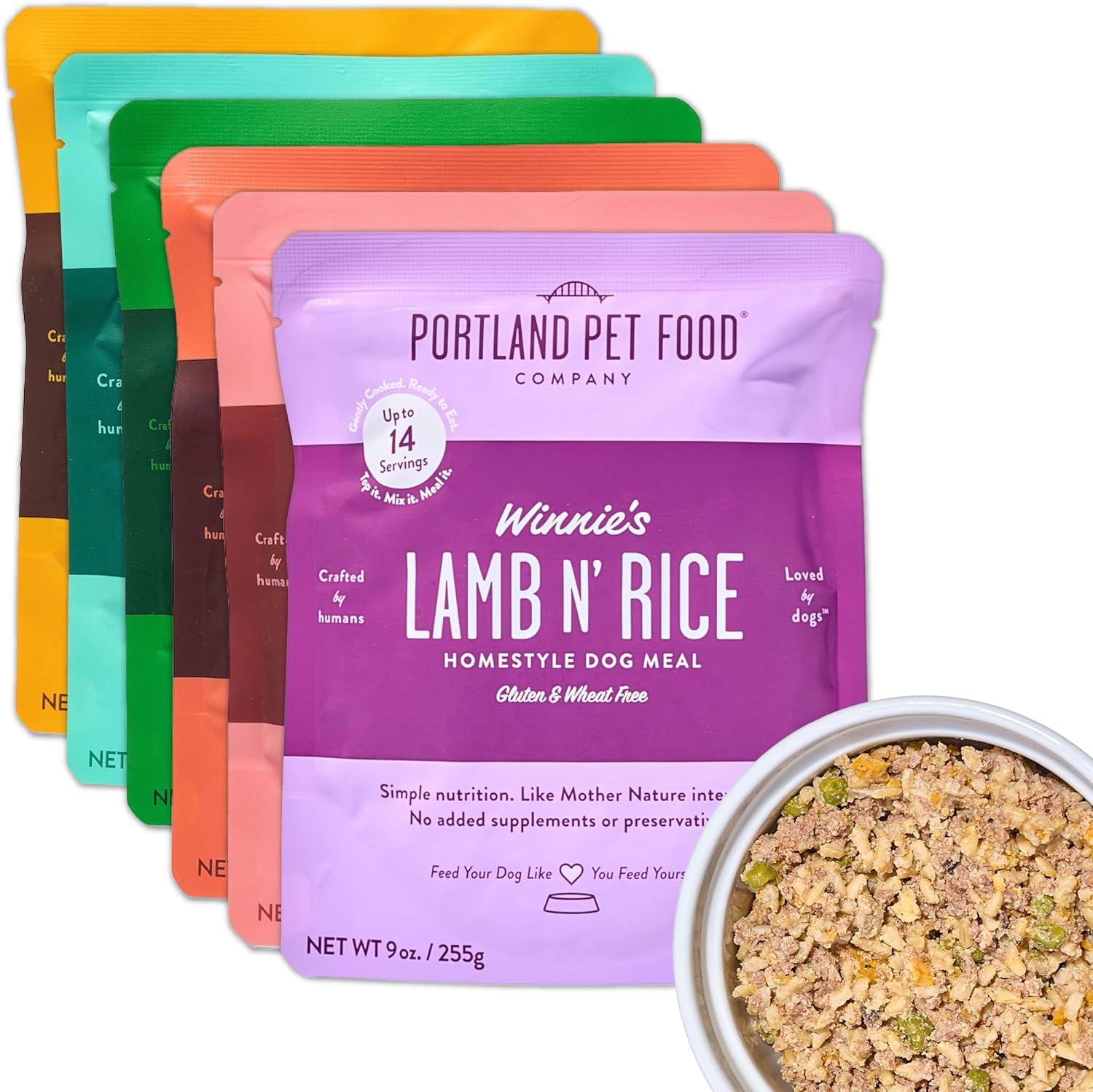 Portland Pet Food Company Fresh Dog Food Pouches for All Breeds
