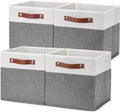 Temary Cube Storage Bins 4 Pack 11 x 11 x 11 - Foldable Fabric Cubes
