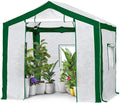 Eagle Peak 8x8 Walk-In Greenhouse for Effortless Gardening Setup