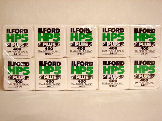 Ilford HP5 Plus 400 35mm Black and White Print Film 10 Pack