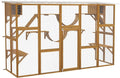 PawHut Catio Outdoor Cat Enclosure Window - Window-Mounted Cat Patio