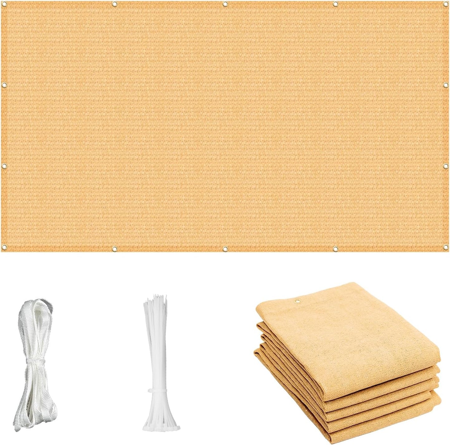 Cool Area Sun Shade Cloth for Outdoor Patio and Garden Use