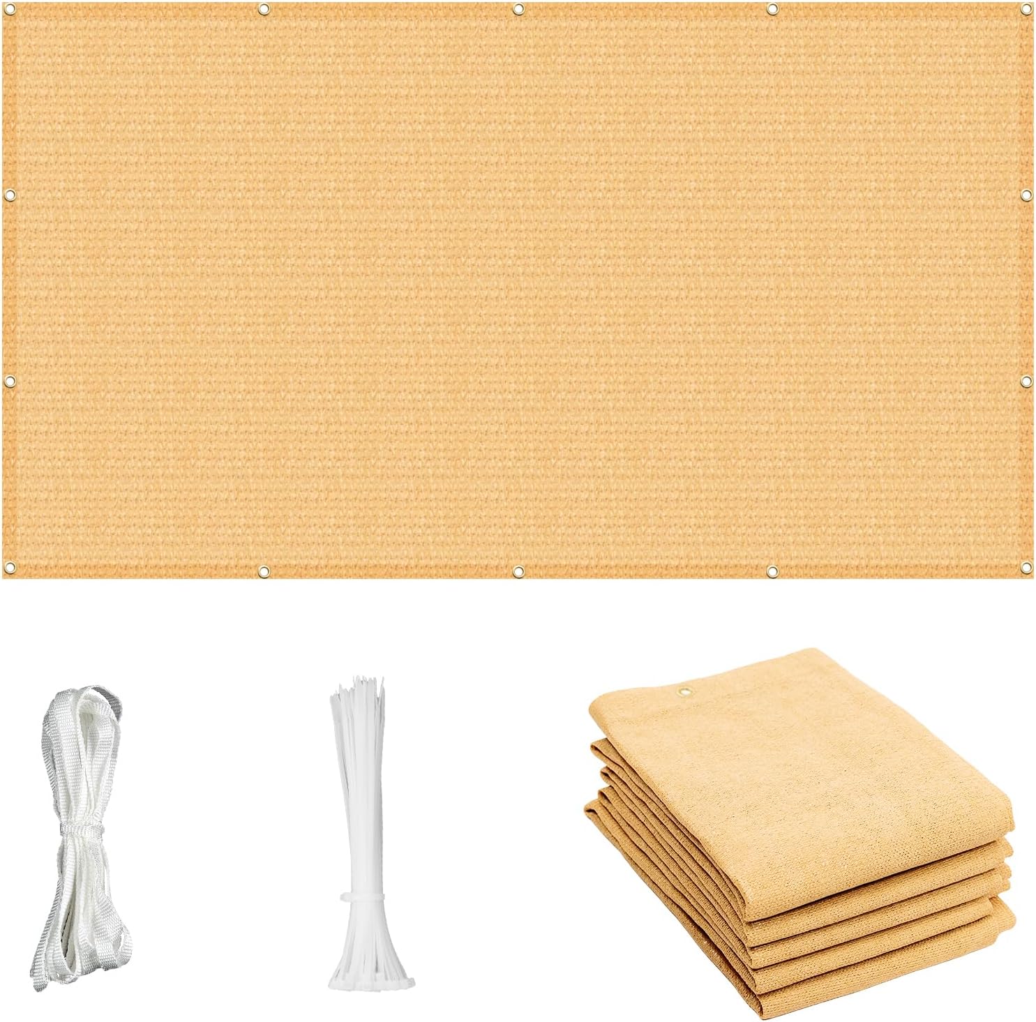 Cool Area Sun Shade Cloth for Outdoor Patio and Garden Use