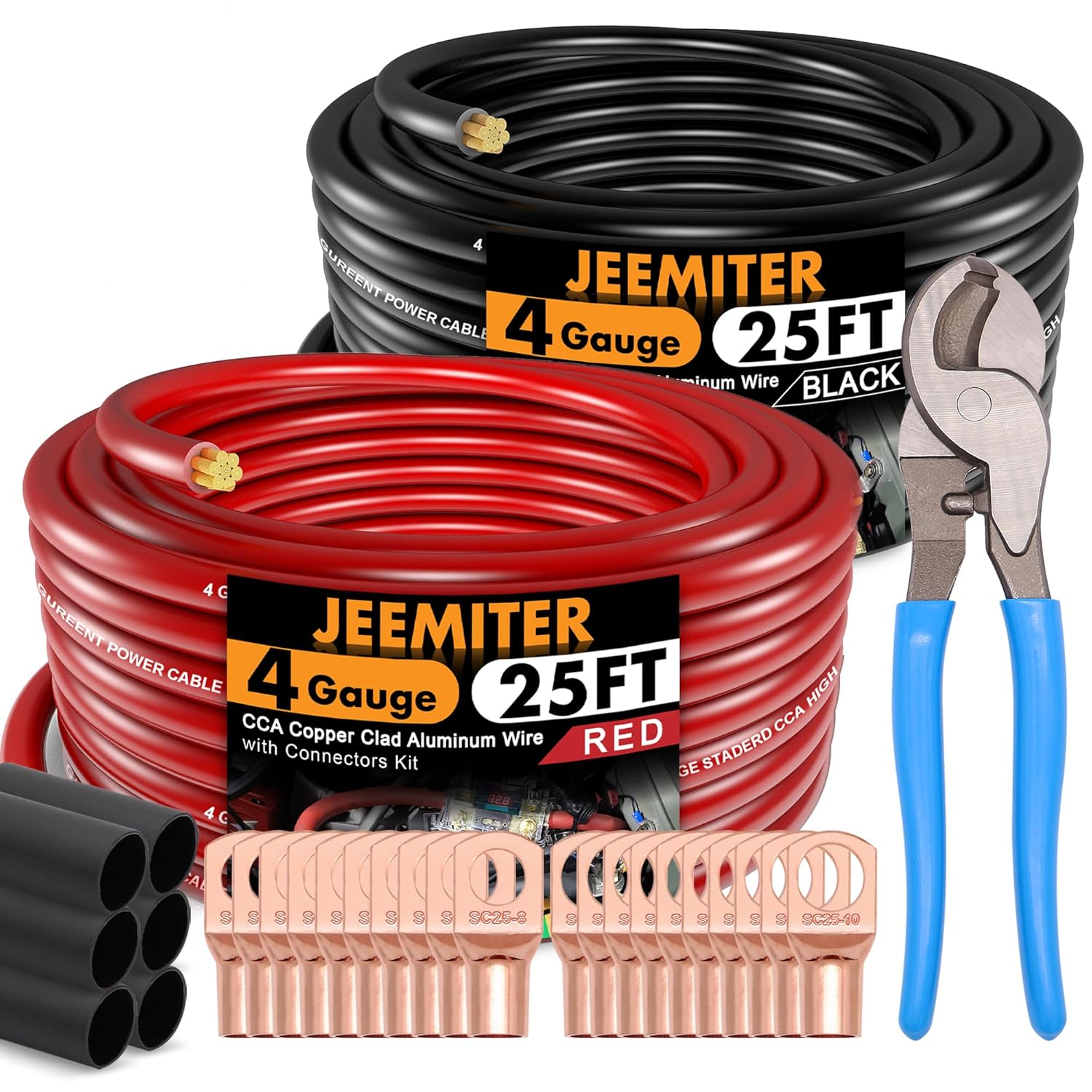 4 AWG CCA Automotive Wire for Car Radio and Amplifier Use