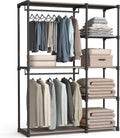 Portable Closet Organizer - Freestanding Closet Rack with Shelves
