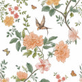 Floral Peel and Stick Wallpaper Vintage Floral Contact Paper