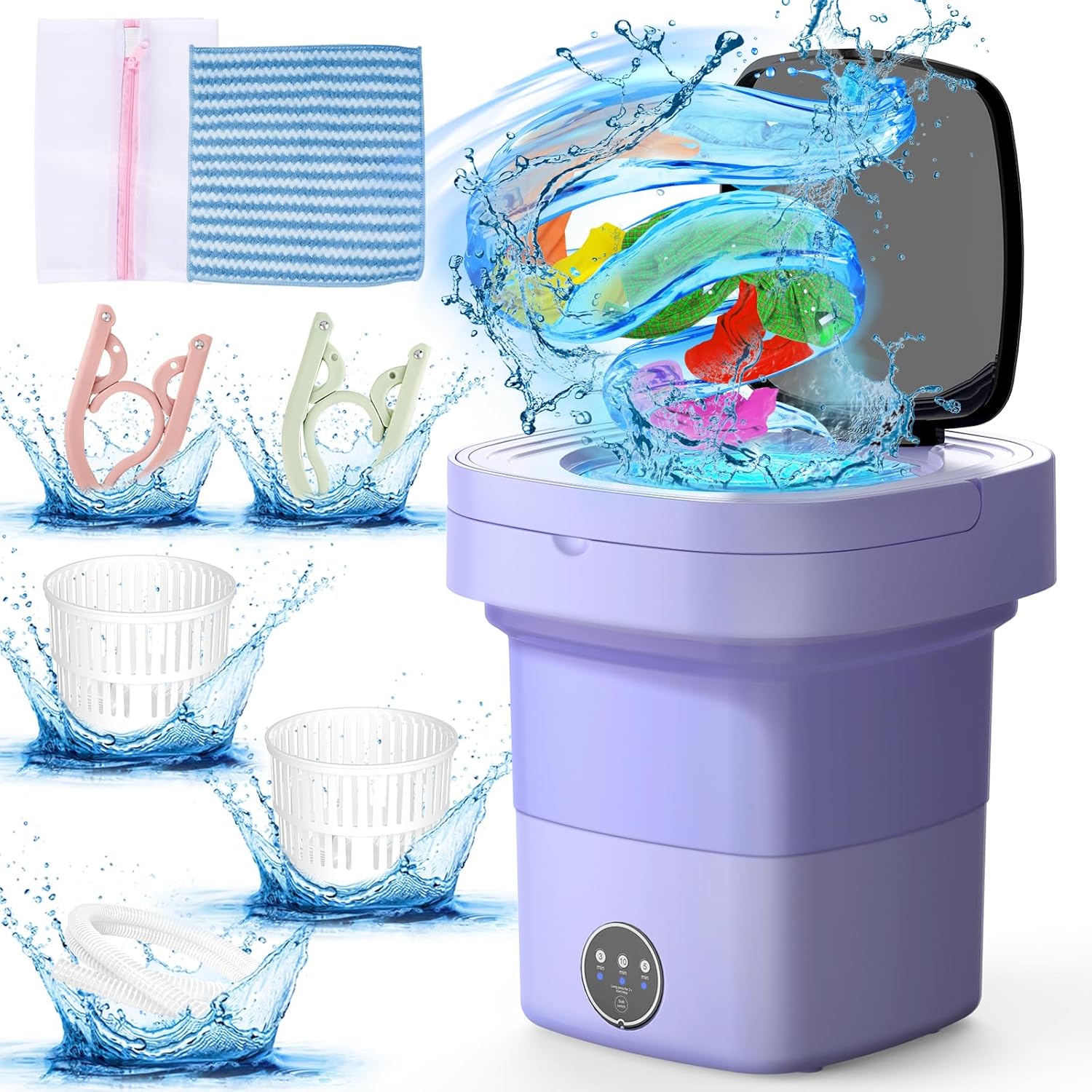 Portable Mini Washing Machine - Deep Clean Anywhere!