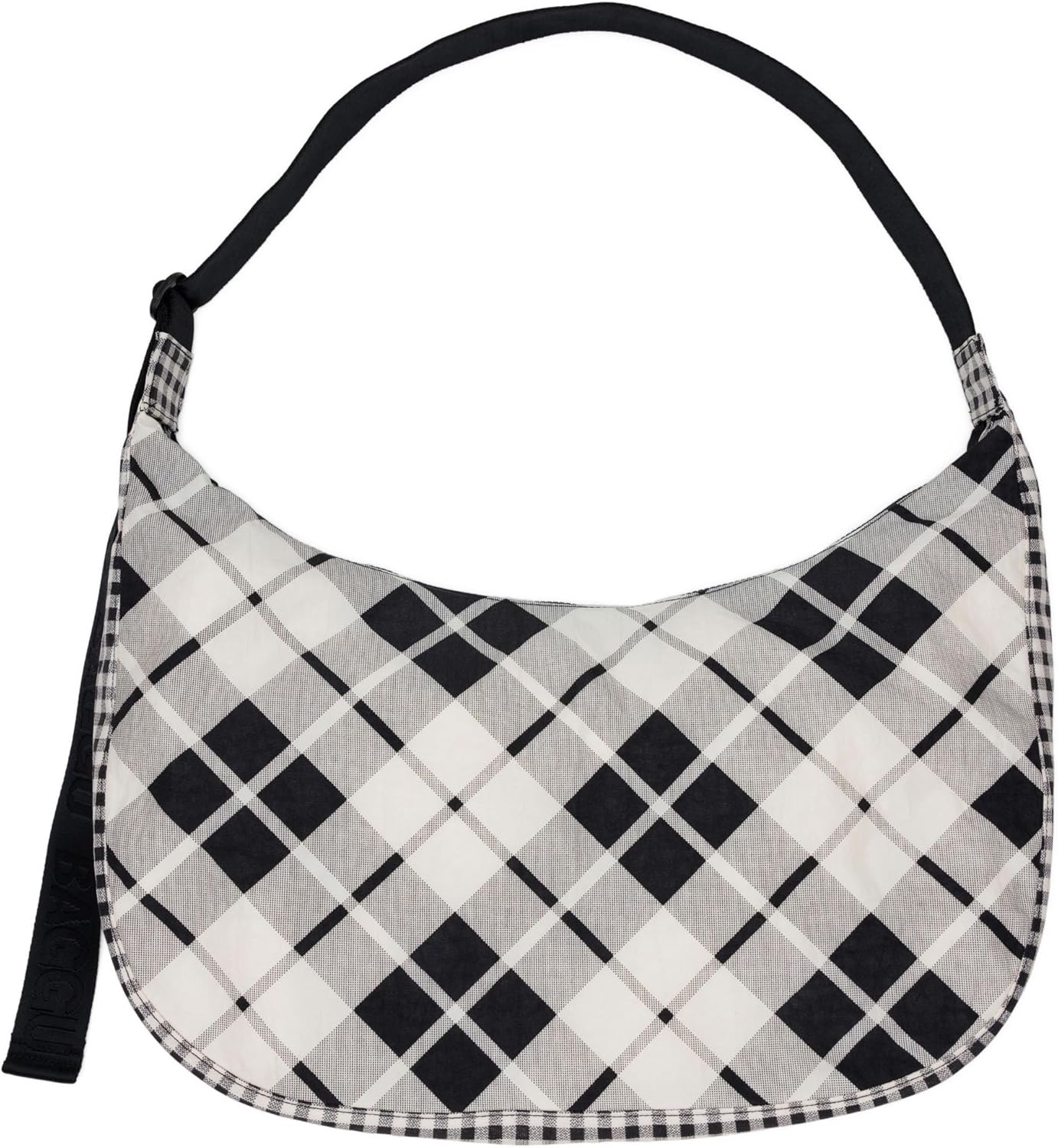 BAGGU Large Nylon Crescent Bag with Adjustable Logo Strap