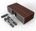 Karaoke Machine with 2 UHF Mic Subwoofer - Powerful Home Theater Sound