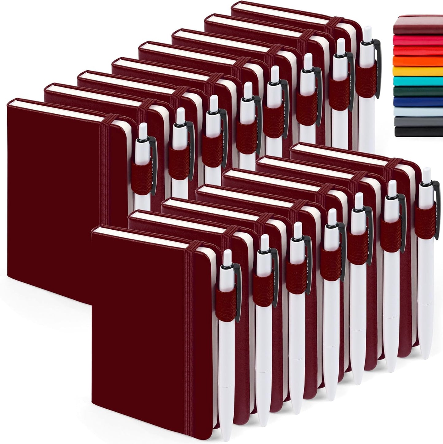 Feela 15 Pack Pocket Small Notebooks for School & Business