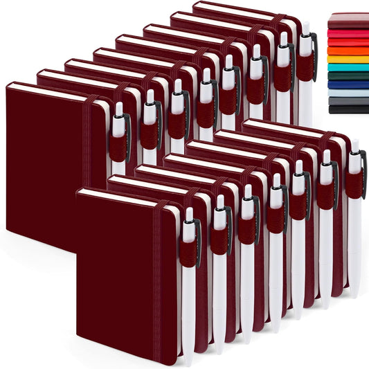 Feela 15 Pack Pocket Small Notebooks for School & Business