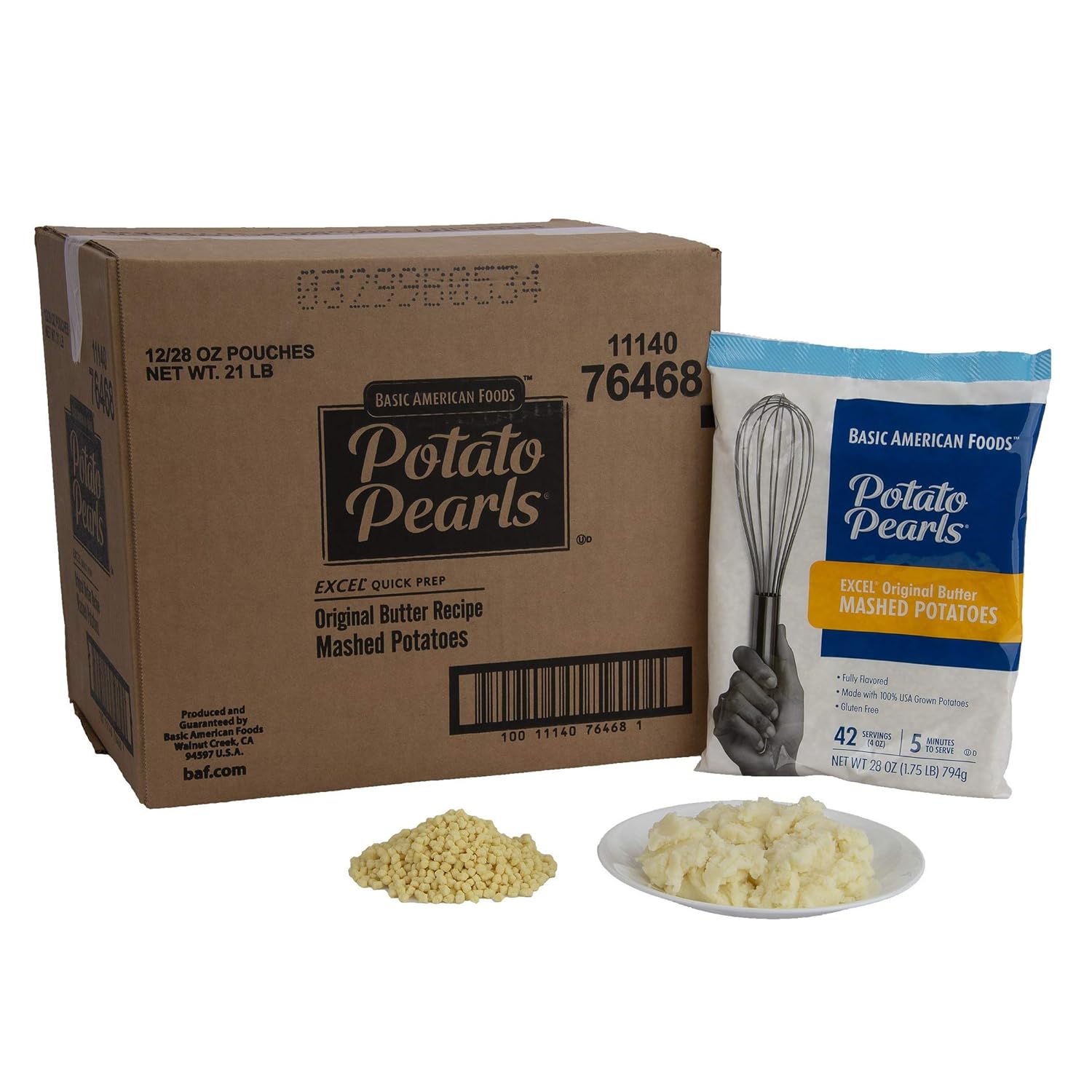 Potato Pearls Original Butter Mashed Potatoes for Food Service