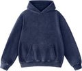 FAIABLE Oversized Acid Wash Hoodie Unisex - Cozy Heavyweight Fleece