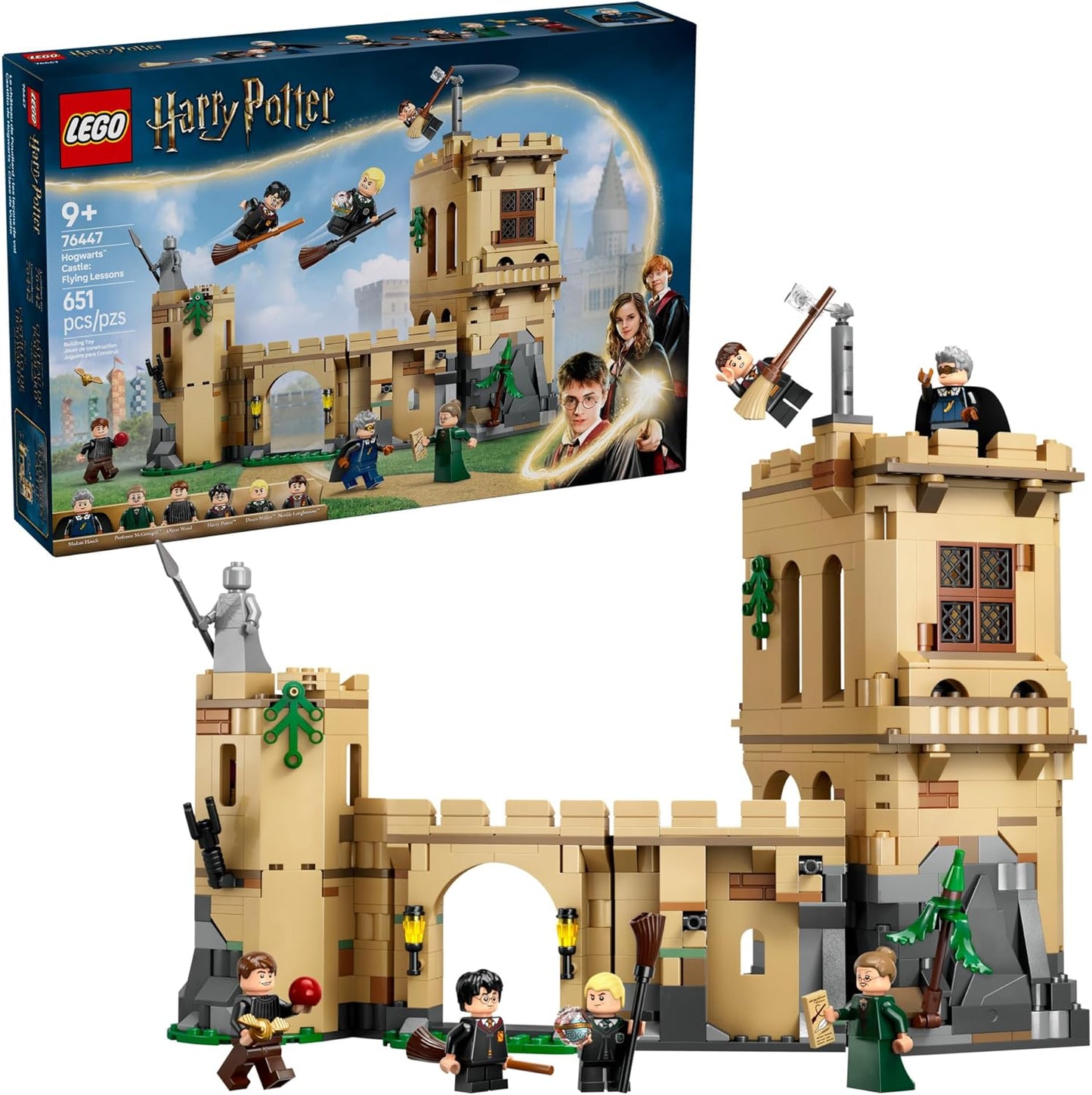 LEGO Harry Potter Hogwarts Castle Flying Lessons Toy for Kids