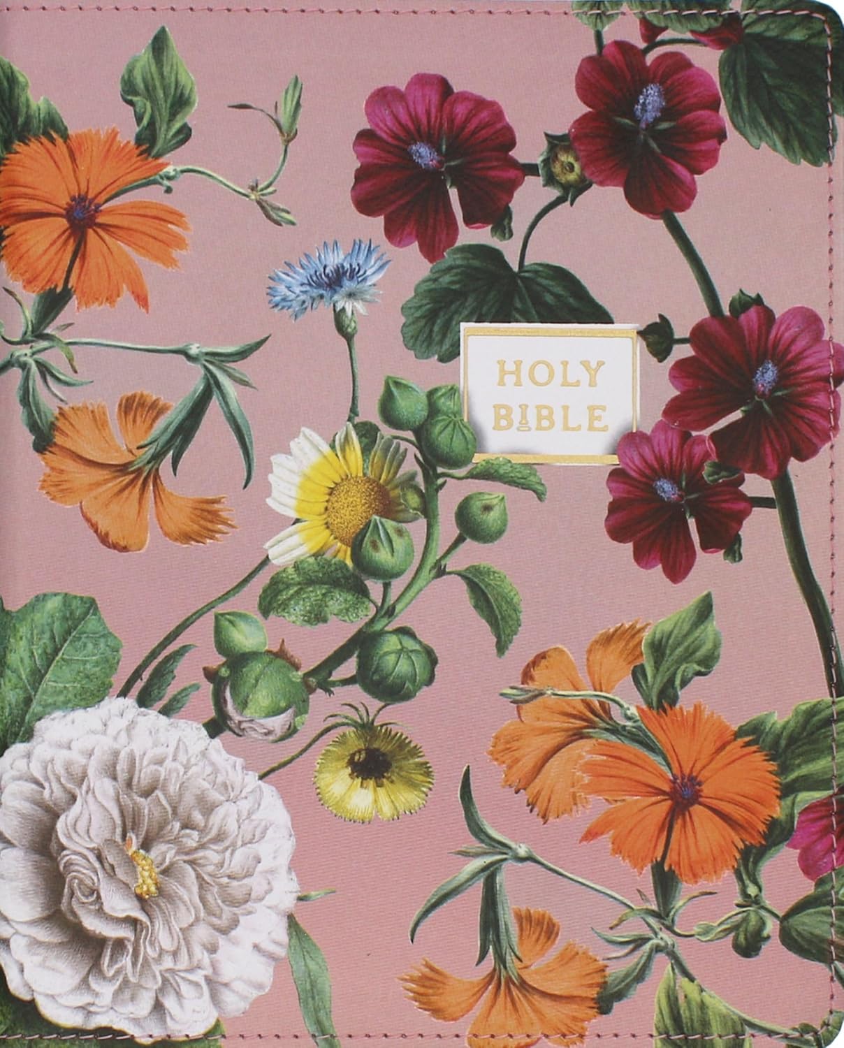 NIV Artisan Collection Bible Large Print Blush Floral Design