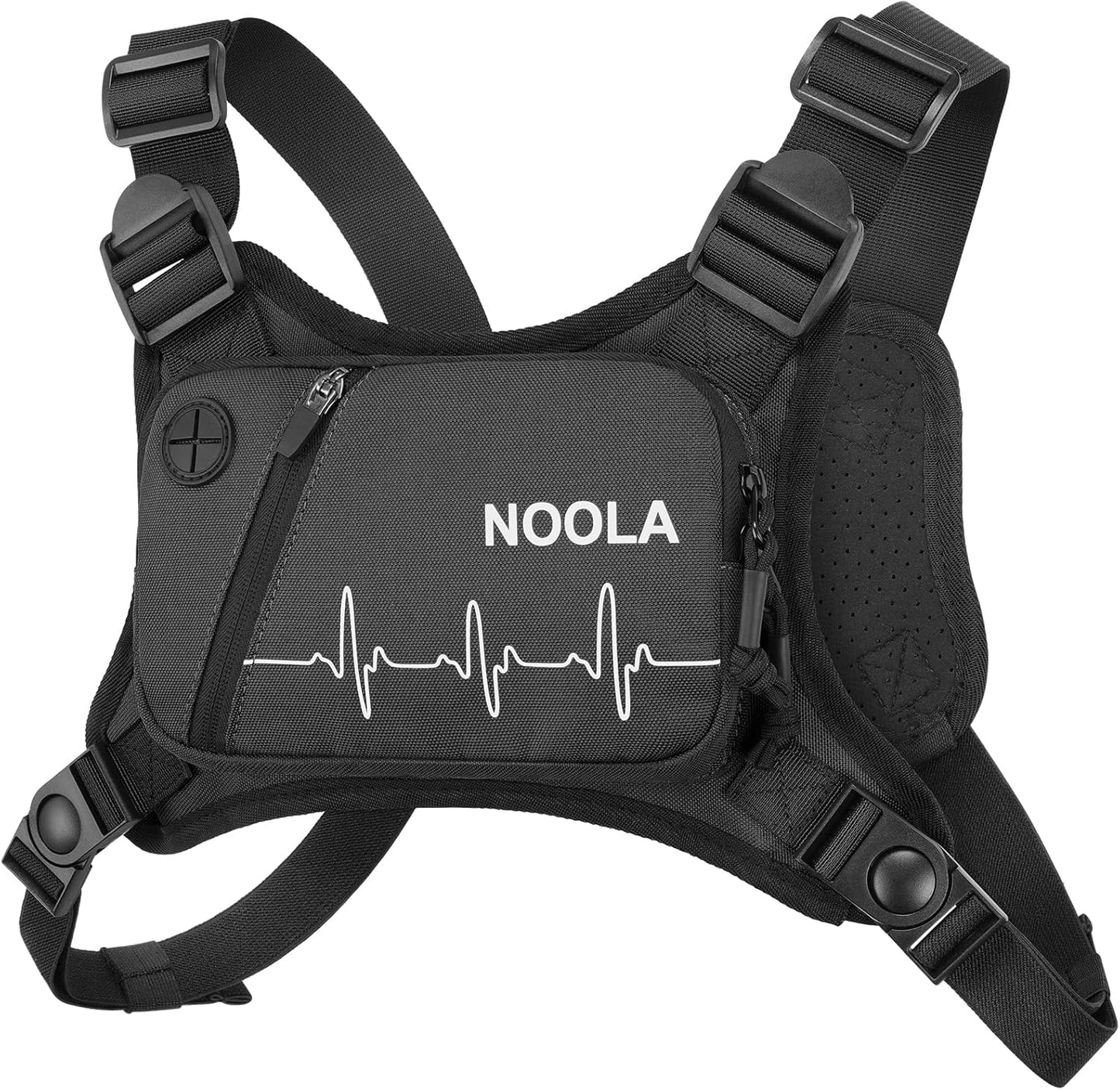 NOOLA Reflective Running Chest Pack - Hands-Free Phone Holder