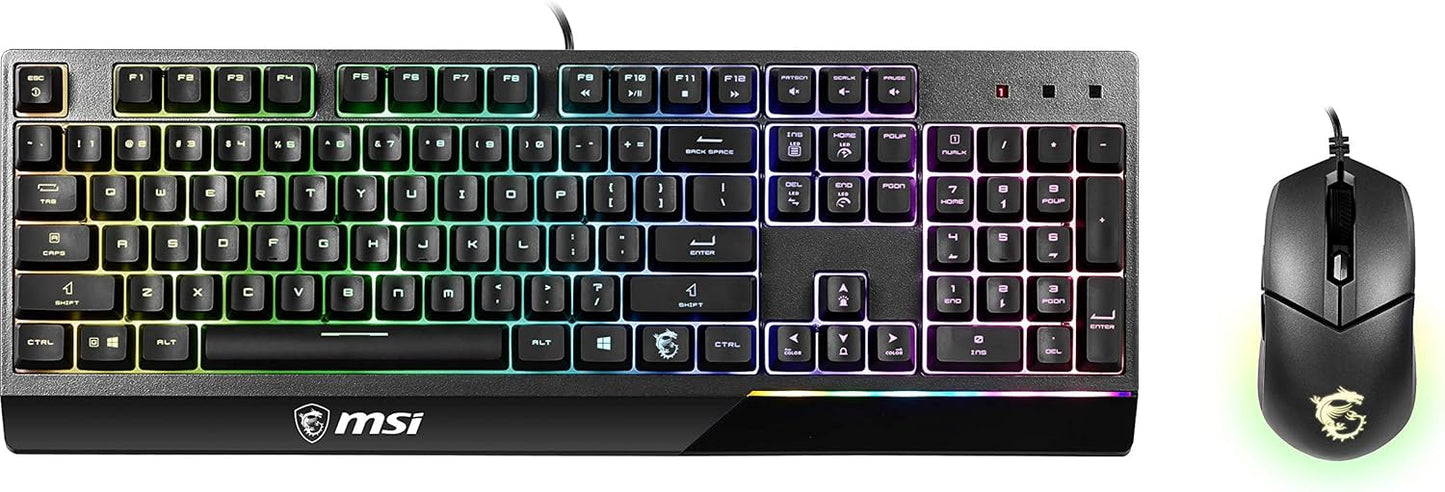 MSI Vigor GK30 Combo: Water Repellent, 5000 DPI