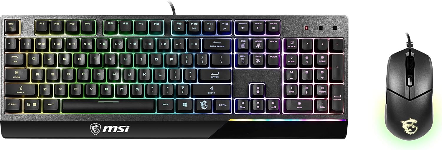 MSI Vigor GK30 Combo: Water Repellent, 5000 DPI