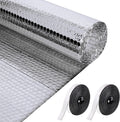 Double RV Window Shade Roll 157.5x39.5 in - Blackout Reflective