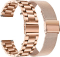 Stylish Rose Gold Watchband Set for Samsung & Garmin