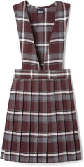 French Toast Girls' V-Neck Jumper - Comfortable Knee-Length School