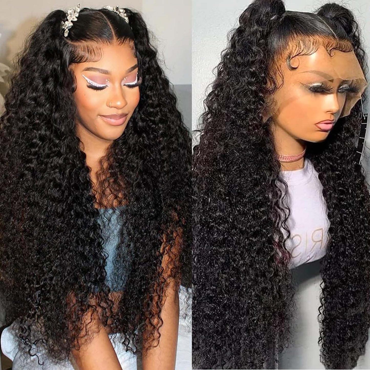26 Inch Deep Wave Lace Front Wigs for Stunning Styles