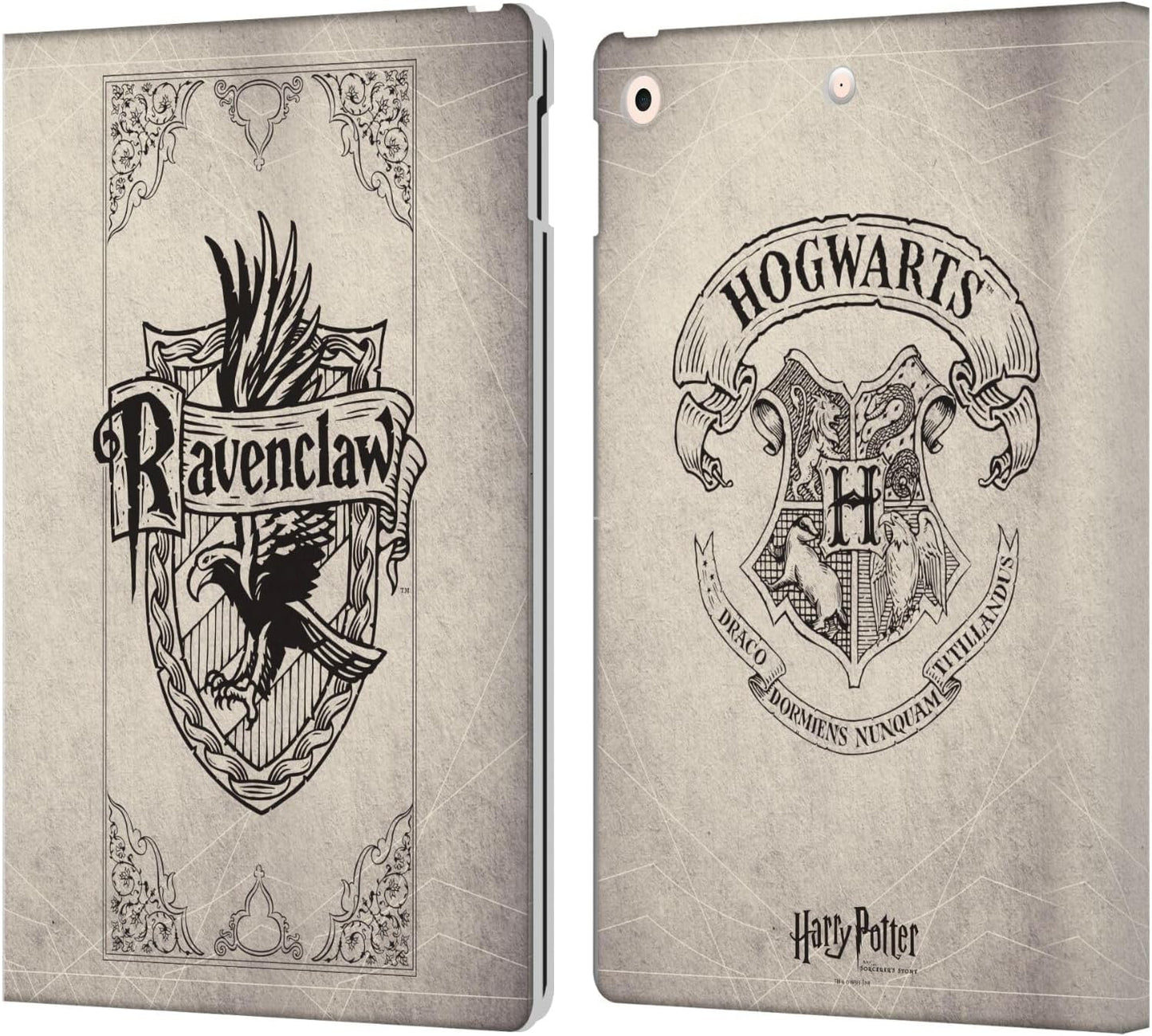 Harry Potter Ravenclaw Parchment Leather Wallet Case for iPad