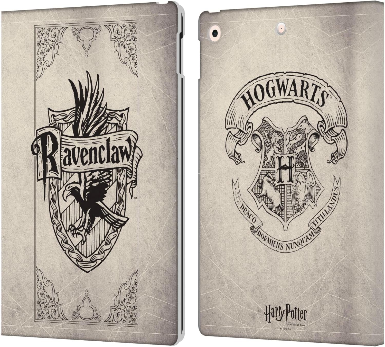 Harry Potter Ravenclaw Parchment Leather Wallet Case for iPad