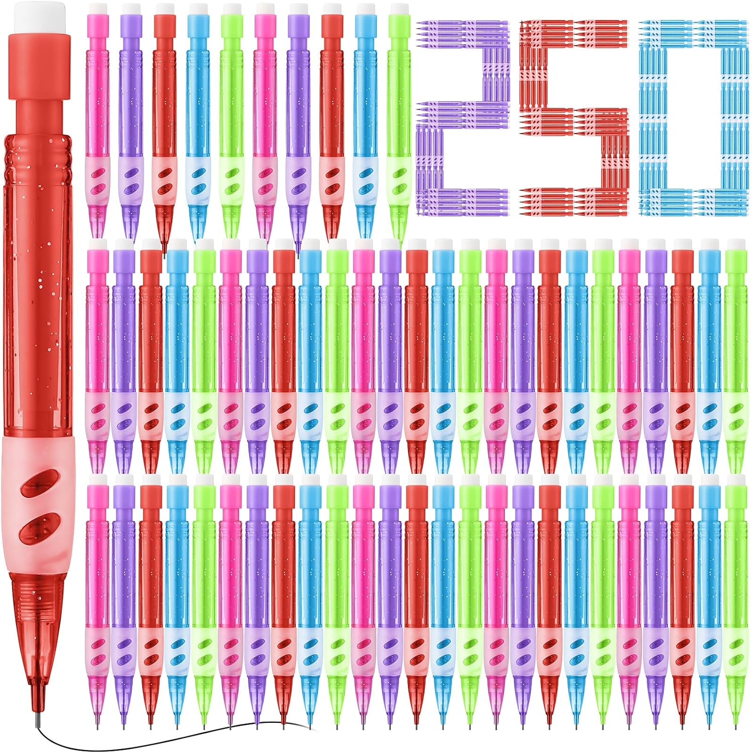 250 Pcs Mini Mechanical Pencils for Writing and Drawing Needs