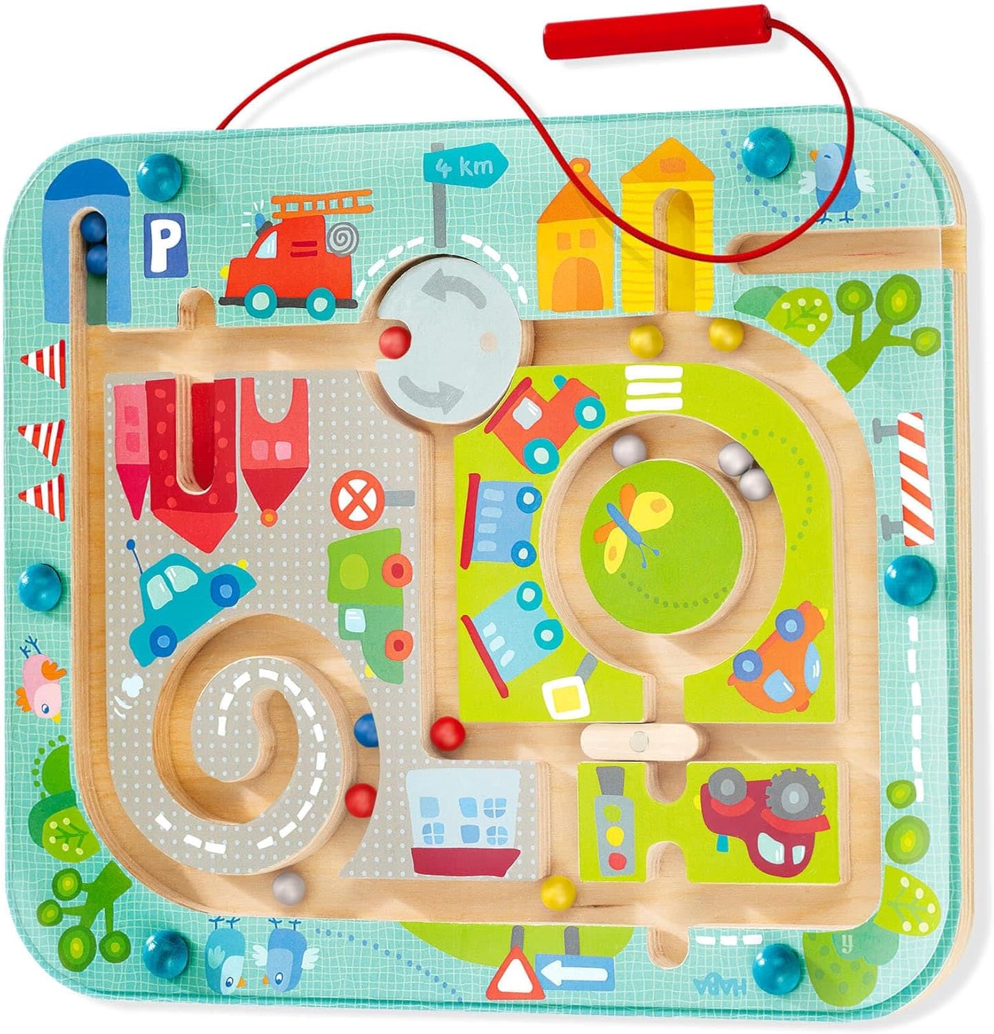 Interactive Magnetic Maze Puzzle - Toddler Travel Fun!