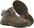 Ablanczoom Work Boots for Men Steel Toe - Durable Slip Resistant