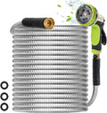 Metal Garden Hose 75FT - Heavy Duty Stainless Steel Hose for Yard