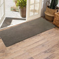 Ultra Thin 3x5 ft Bathroom Rug Fit Under Door - Low Profile Mat