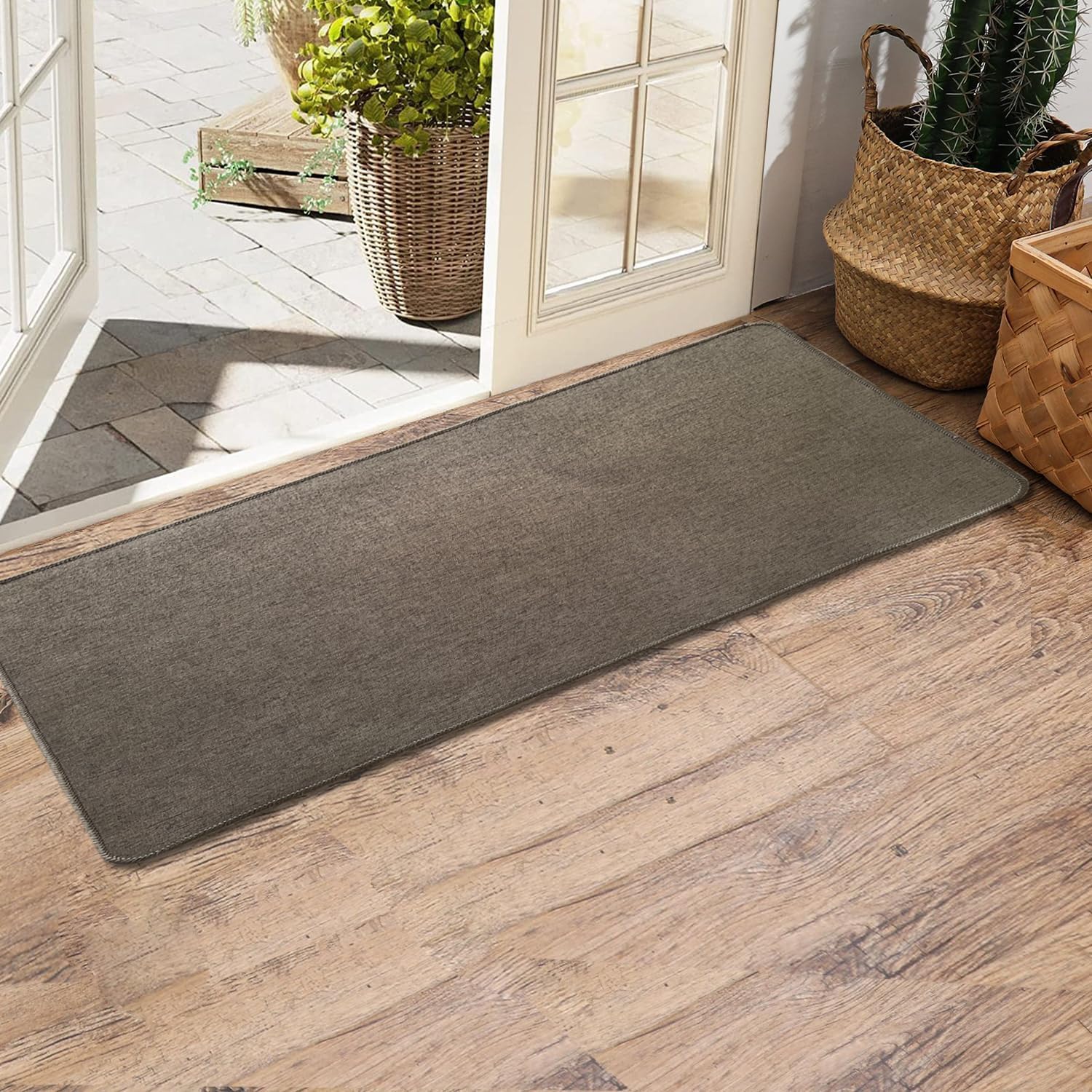 Ultra Thin 3ftx5ft Bathroom Rugs for Low Profile Spaces