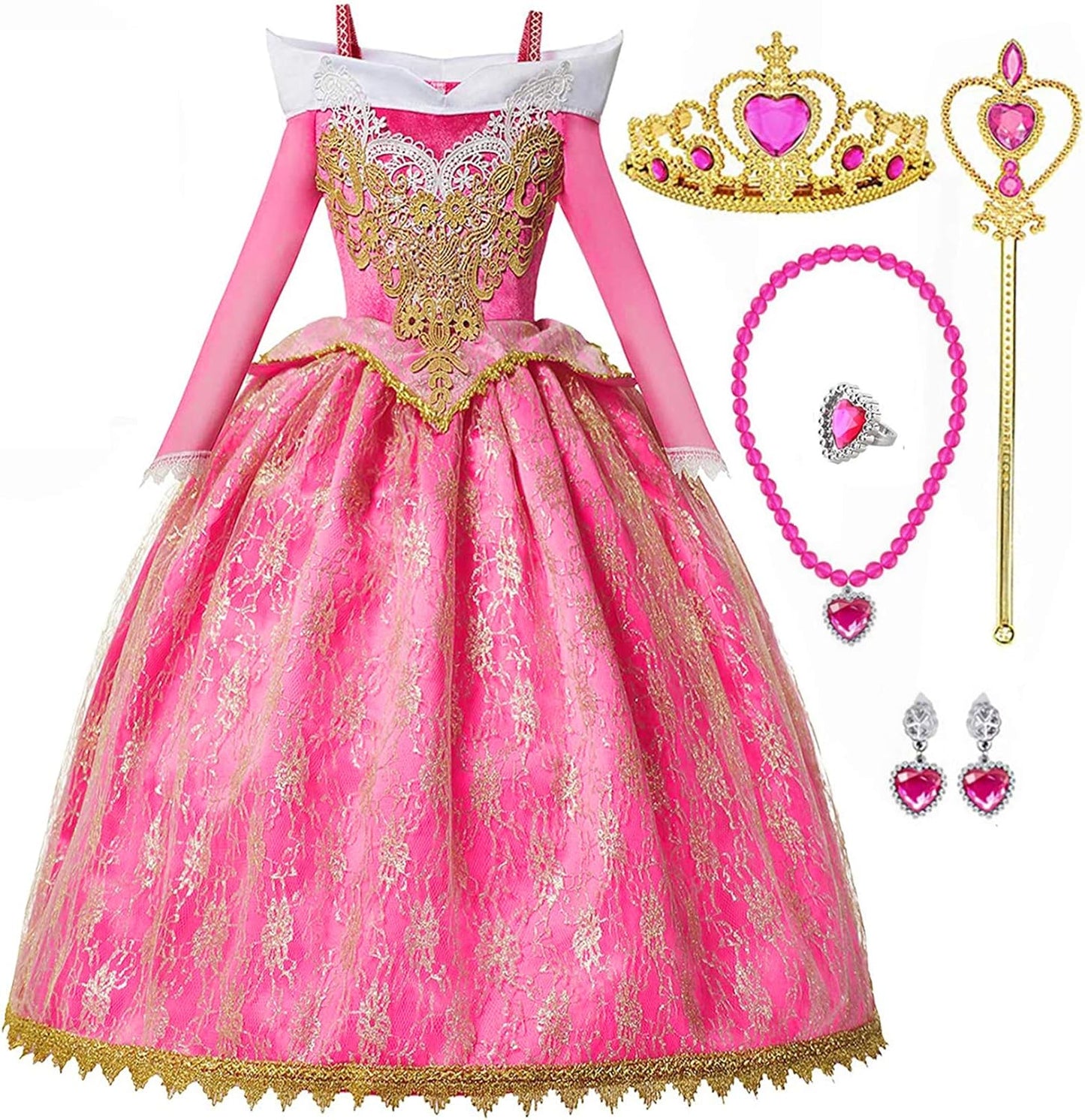 Cinderella Costume for Girls - TYHTYM Princess Dress Up