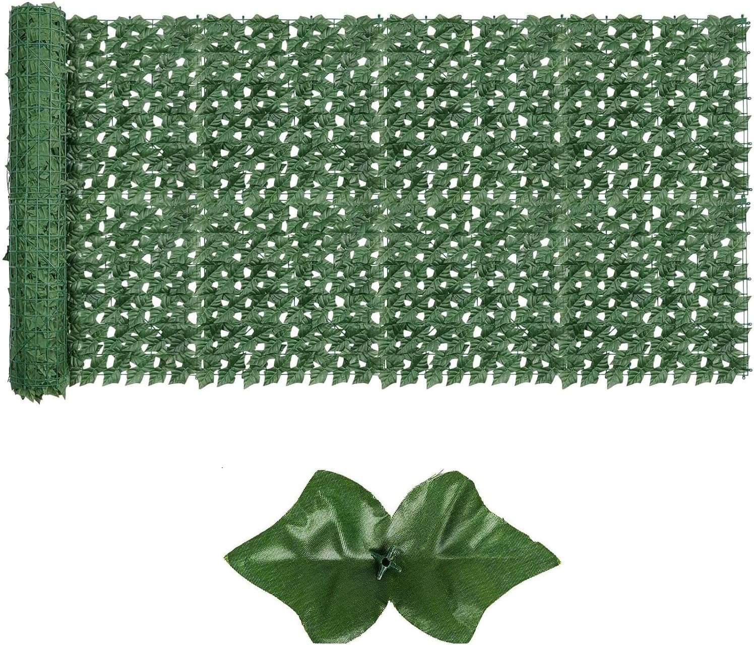 Artificial Ivy Privacy Fence Screen for Indoor Outdoor Use
