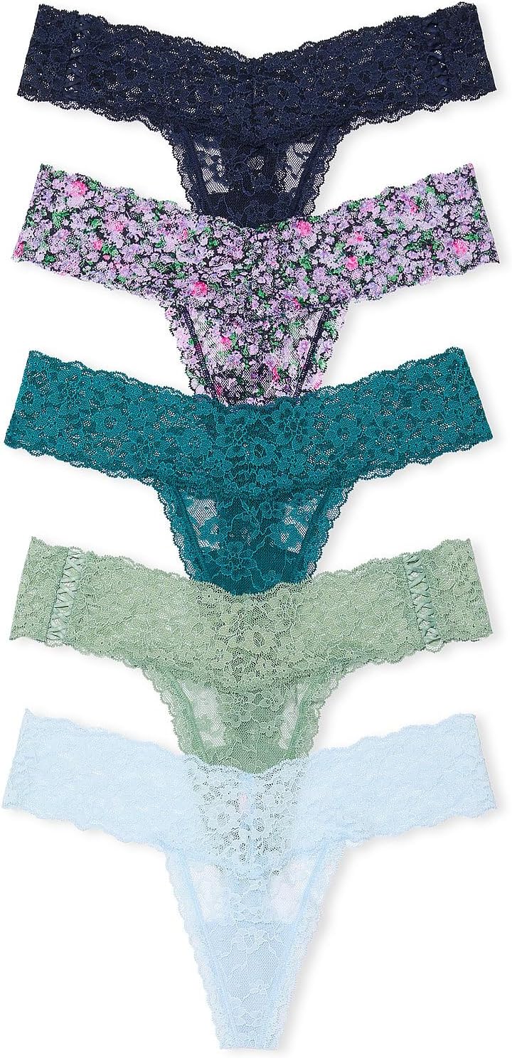 Victoria's Secret Women's Lace Thong Underwear Multi Pack Review