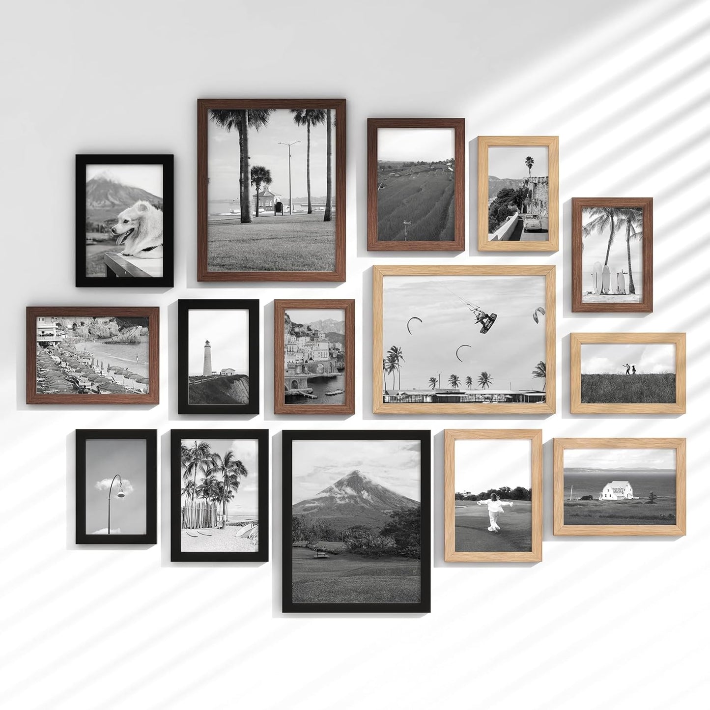 15 Pack Picture Frames Collage Wall Decor for Stylish Displays