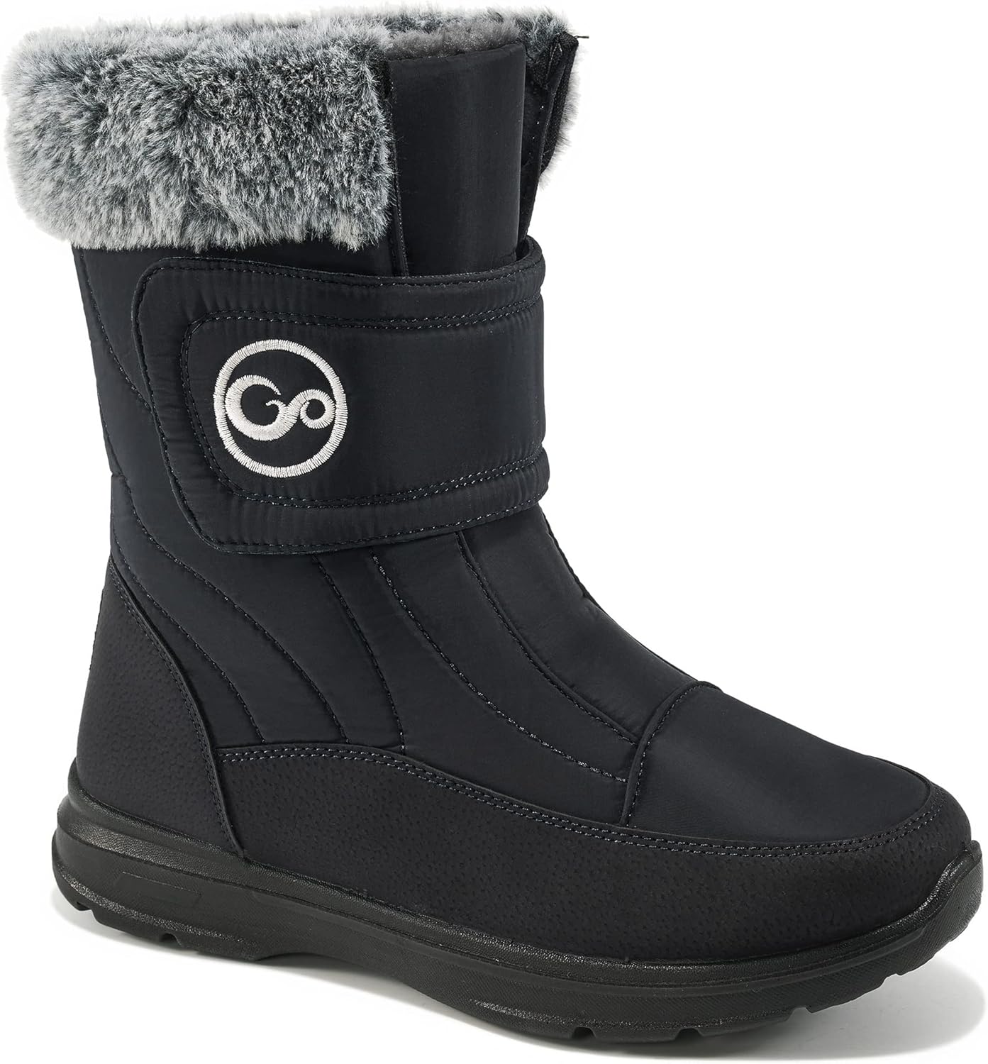 Snow Boots for Women: Warm Fur Lining Mid Calf Waterproof